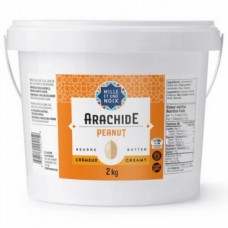 Beurre d'arachide croquant 2 kg - Mille et une noix