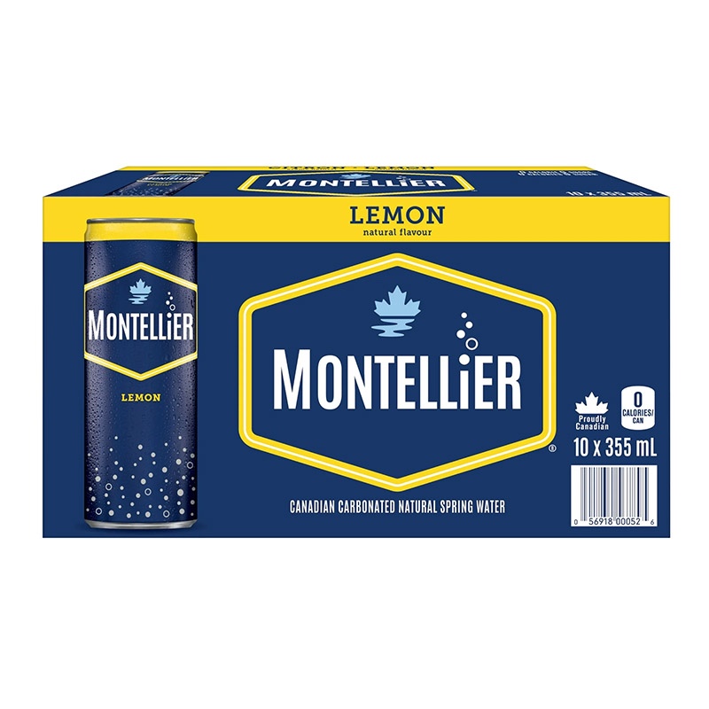 Eau Montellier 10 X 355 ml - Citron