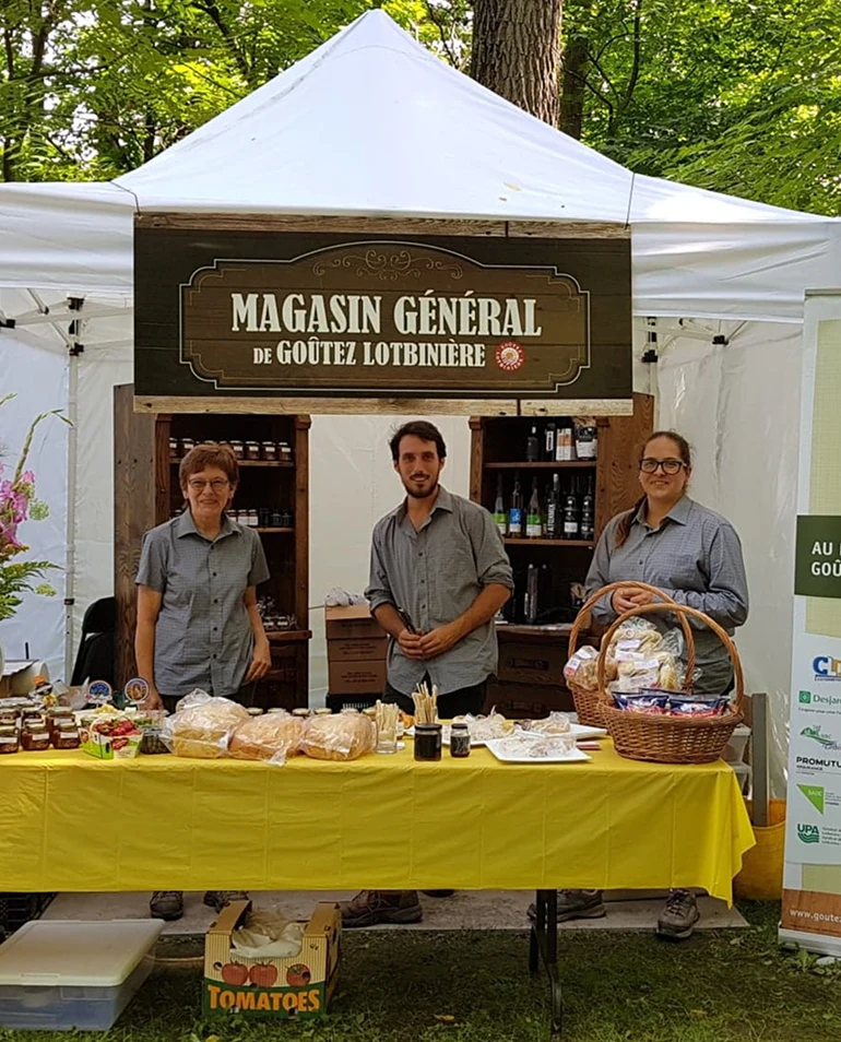 Stand du Magasin Général Goûtez Lotbinière