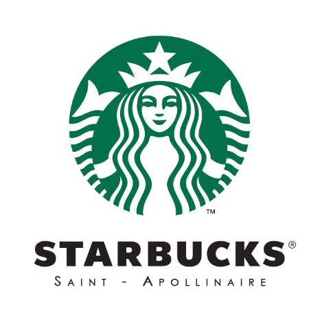 Logo Starbucks Saint-Apollinaire vert et blanc