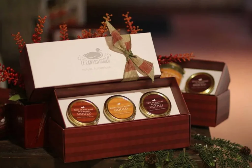 Coffret gourmand de foie gras festif