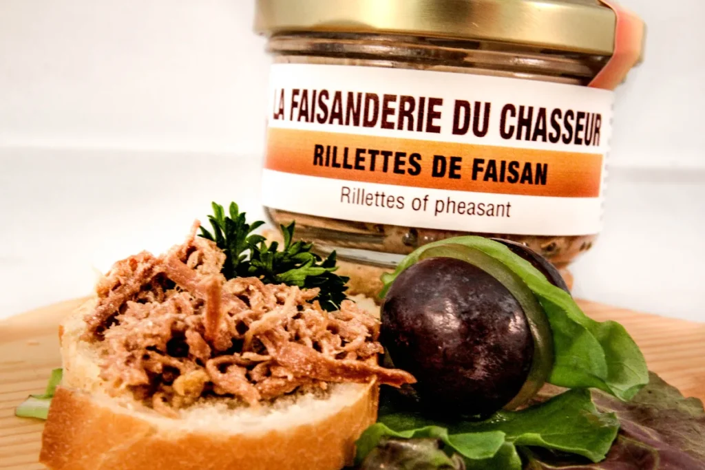 Tartine de rillettes de faisan artisanales