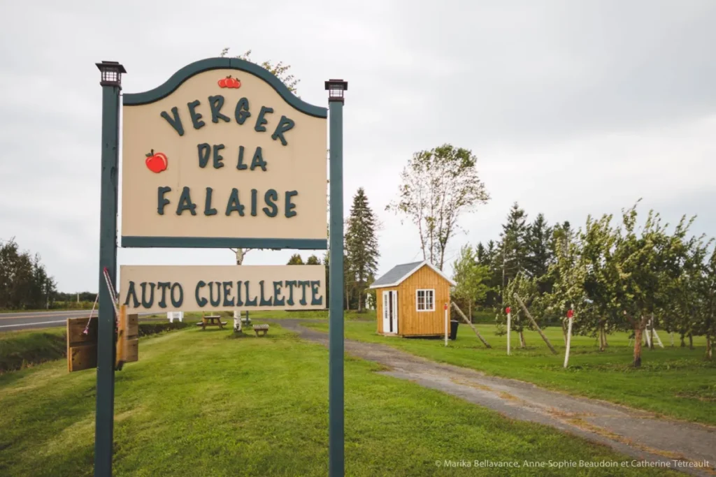 Panneau Verger de la Falaise, auto cueillette